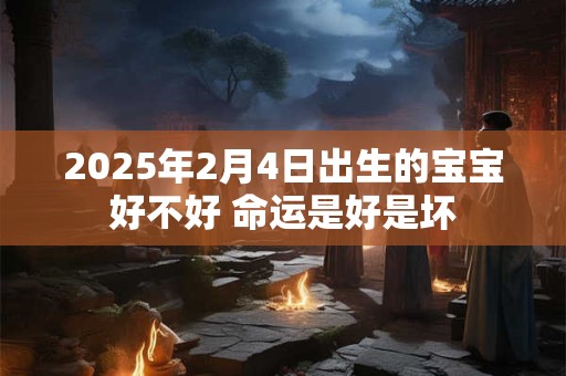 2025年2月4日出生的宝宝好不好 命运是好是坏