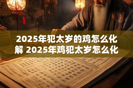 2025年犯太岁的鸡怎么化解 2025年鸡犯太岁怎么化解