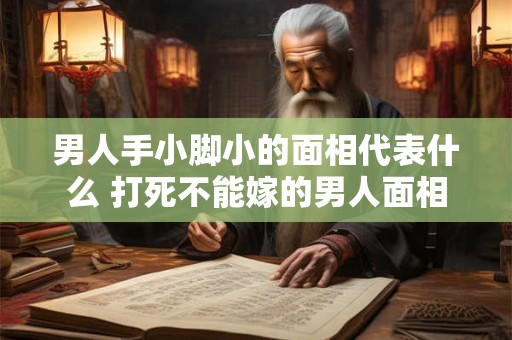 男人手小脚小的面相代表什么 打死不能嫁的男人面相