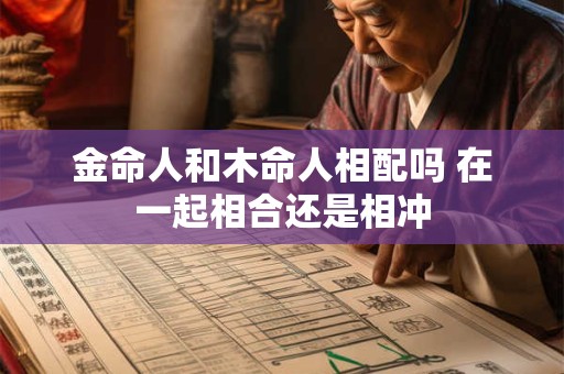 金命人和木命人相配吗 在一起相合还是相冲