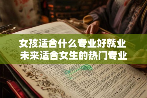 女孩适合什么专业好就业 未来适合女生的热门专业