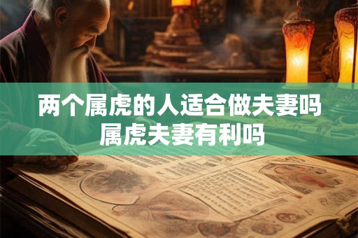 两个属虎的人适合做夫妻吗 属虎夫妻有利吗