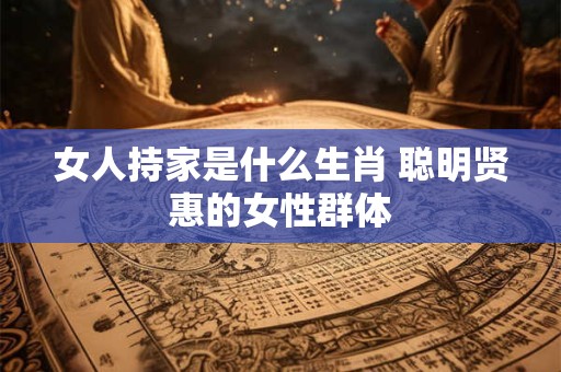 女人持家是什么生肖 聪明贤惠的女性群体
