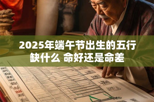 2025年端午节出生的五行缺什么 命好还是命差
