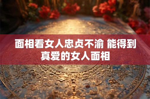 面相看女人忠贞不渝 能得到真爱的女人面相