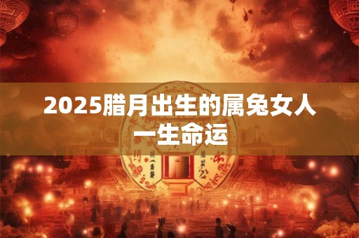 2025腊月出生的属兔女人一生命运