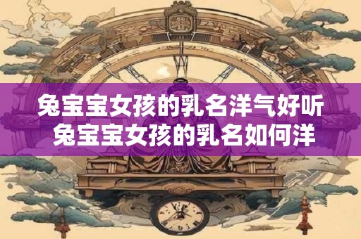 兔宝宝女孩的乳名洋气好听 兔宝宝女孩的乳名如何洋气好听