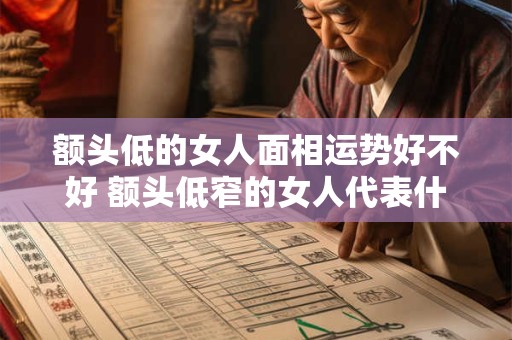 额头低的女人面相运势好不好 额头低窄的女人代表什么