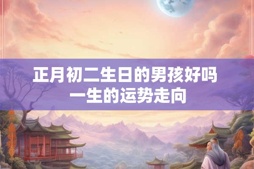 正月初二生日的男孩好吗 一生的运势走向