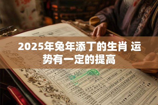2025年兔年添丁的生肖 运势有一定的提高