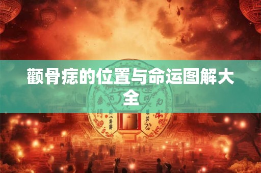 颧骨痣的位置与命运图解大全