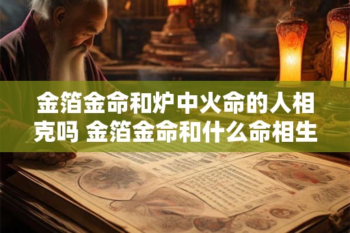 金箔金命和炉中火命的人相克吗 金箔金命和什么命相生
