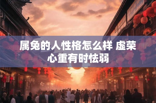 属兔的人性格怎么样 虚荣心重有时怯弱