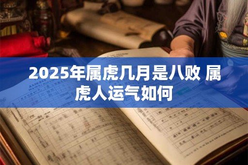 2025年属虎几月是八败 属虎人运气如何