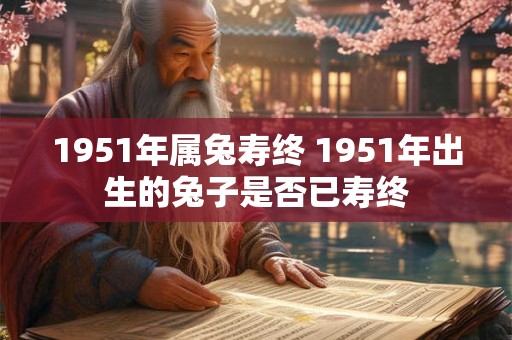 1951年属兔寿终 1951年出生的兔子是否已寿终