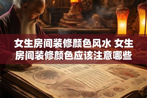 女生房间装修颜色风水 女生房间装修颜色应该注意哪些颜色风水