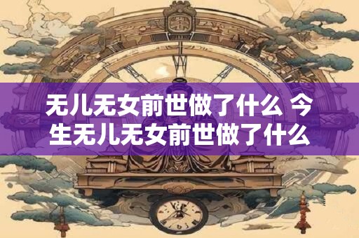 无儿无女前世做了什么 今生无儿无女前世做了什么