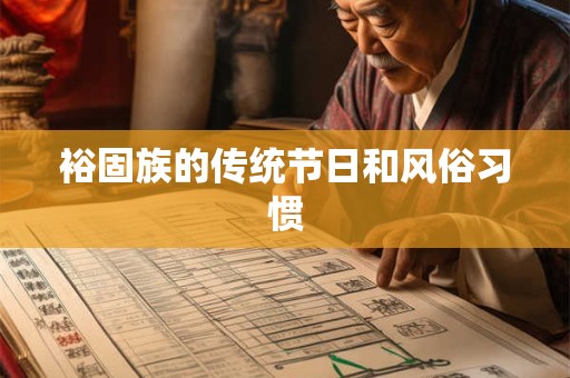 裕固族的传统节日和风俗习惯