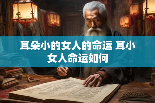 耳朵小的女人的命运 耳小女人命运如何