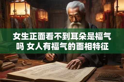 详细阅读:女生正面看不到耳朵是福气吗 女人有福气的面相特征 女生正面看不到耳朵是福气吗 女人有福气的面相特征