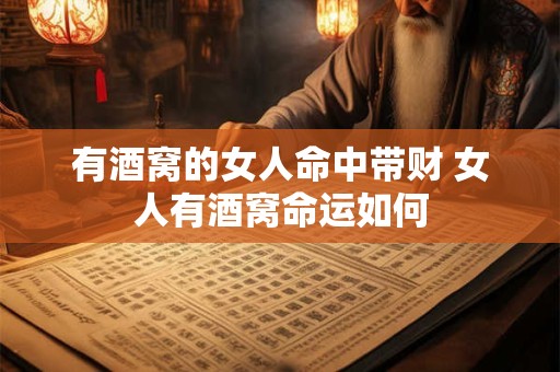 有酒窝的女人命中带财 女人有酒窝命运如何