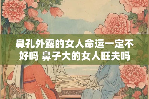 鼻孔外露的女人命运一定不好吗 鼻子大的女人旺夫吗