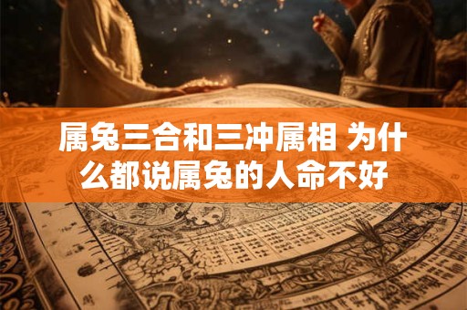 属兔三合和三冲属相 为什么都说属兔的人命不好