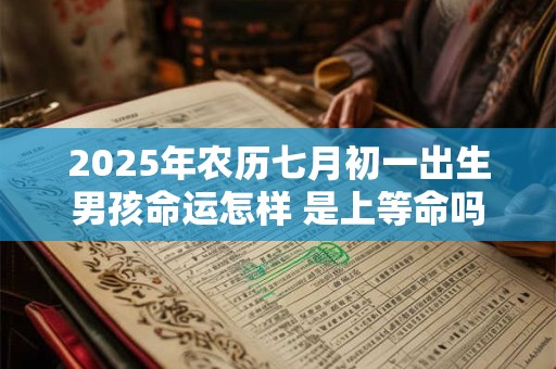 2026年农历七月初一出生男孩命运怎样 是上等命吗 2026年农历七月初一出生男孩命运怎样 是上等命吗