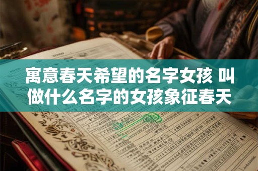 寓意春天希望的名字女孩 叫做什么名字的女孩象征春天希望