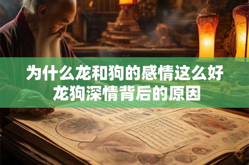 为什么龙和狗的感情这么好 龙狗深情背后的原因