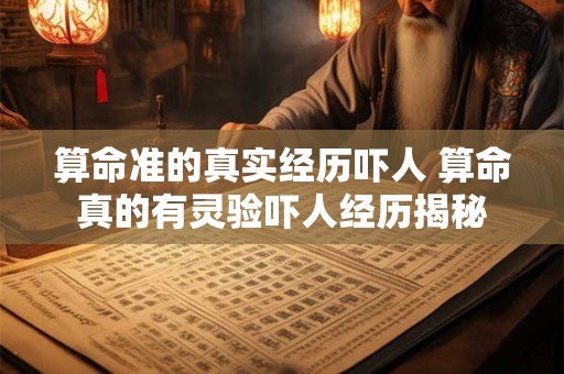 算命准的真实经历吓人 算命真的有灵验吓人经历揭秘