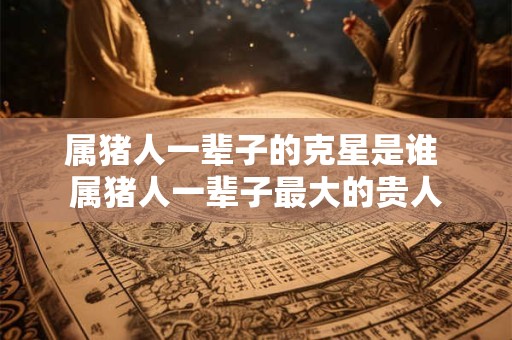 属猪人一辈子的克星是谁 属猪人一辈子最大的贵人