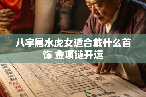 八字属水虎女适合戴什么首饰 金项链开运