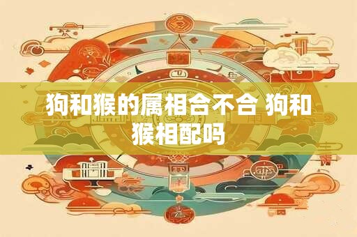 狗和猴的属相合不合 狗和猴相配吗