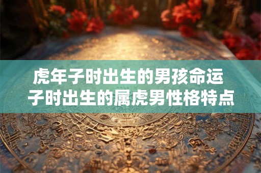 虎年子时出生的男孩命运 子时出生的属虎男性格特点