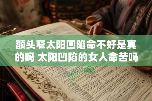 额头窄太阳凹陷命不好是真的吗 太阳凹陷的女人命苦吗