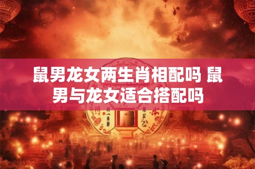 鼠男龙女两生肖相配吗 鼠男与龙女适合搭配吗 鼠男龙女两生肖相配吗 鼠男与龙女适合搭配吗