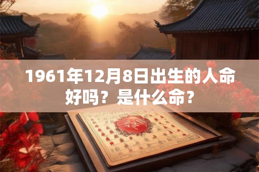 1961年12月8日出生的人命好吗？是什么命？
