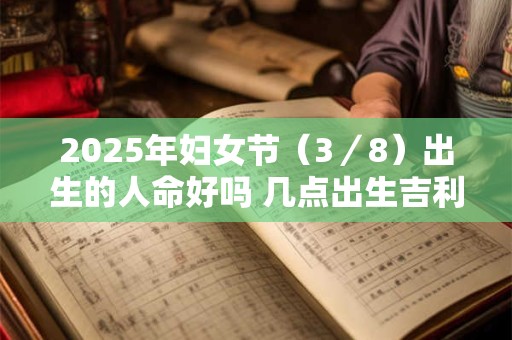 2025年妇女节（3／8）出生的人命好吗 几点出生吉利
