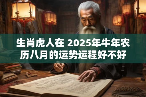 生肖虎人在 2025年牛年农历八月的运势运程好不好