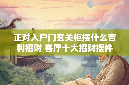 正对入户门玄关柜摆什么吉利招财 客厅十大招财摆件