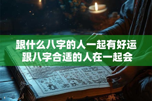 跟什么八字的人一起有好运 跟八字合适的人在一起会有好运吗