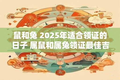 鼠和兔 2025年适合领证的日子 属鼠和属兔领证最佳吉日