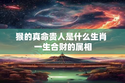 猴的真命贵人是什么生肖 一生合财的属相