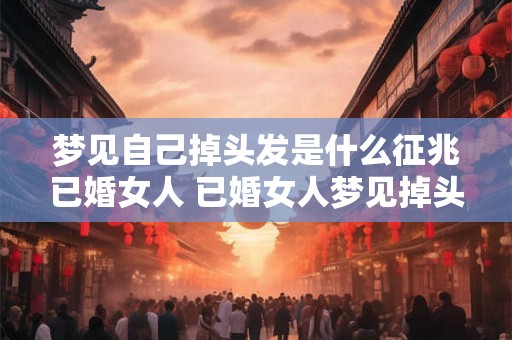 梦见自己掉头发是什么征兆已婚女人 已婚女人梦见掉头发是什么预兆