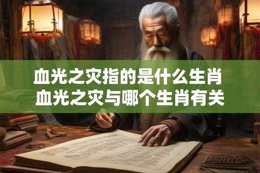 血光之灾指的是什么生肖 血光之灾与哪个生肖有关