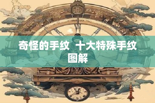 奇怪的手纹  十大特殊手纹图解