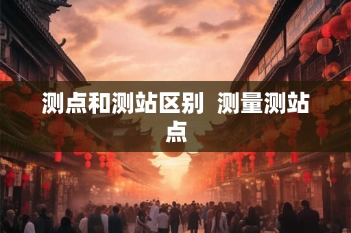 测点和测站区别  测量测站点