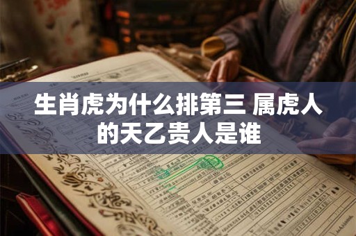 生肖虎为什么排第三 属虎人的天乙贵人是谁