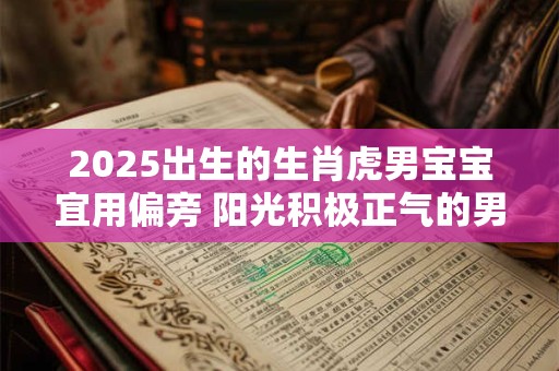2025出生的生肖虎男宝宝宜用偏旁 阳光积极正气的男孩名